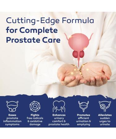 SOLV NATURALS PROSTASOLV Prostate Support for Men's Health - Urinary & Prostate Health Formula with Quercetin Bromelain Beta-Sitosterol Saw Palmetto for Pelvic & Prostate Comfort -60 Caps - Buy Online on GoSupps.com