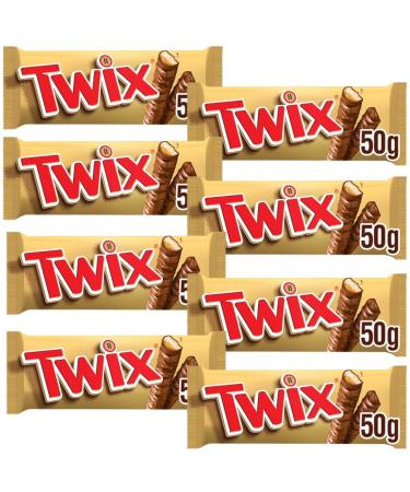 Chocolate Bundle With Twix Twin Chocolate Bars 50g (8 Pack) - Buy Online on GoSupps.com