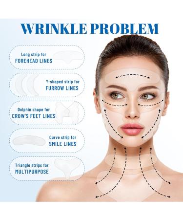 11 Pieces Reusable Silicone Face Patches Silicone Face Lifting Patches Silicone Patches Forehead Face Pad Set for Wrinkles for Wrinkles Smoothing Anti-Ageing Halloween Christmas Valentine's Day Gift - Buy Online on GoSupps.com