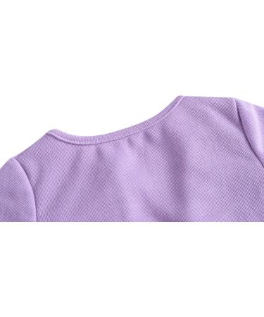 BONNY BILLY Girls Long Sleeve Knitted Cotton Bolero Shrug - Size 5-6 Years, Purple - Buy Online on GoSupps.com