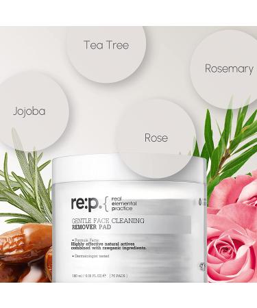 RE:P Gentle Face Cleaning Remover Pad - 70 Pads (60.8 fl oz  180 ml) - Effective Makeup & Dirt Removal - Buy Online on GoSupps.com
