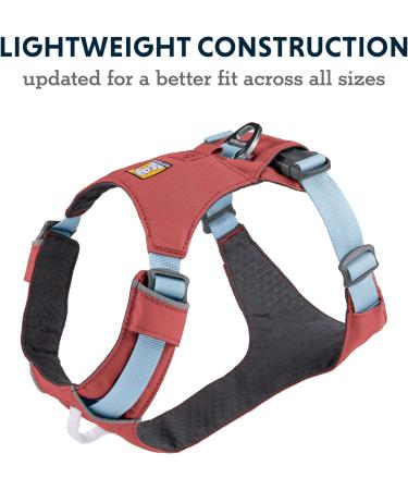 Ruffwear Hi & Light Dog Harness - No Pull Fully Adjustable Lightweight for Small to XL Dogs - Salmon Pink (XS 43-56cm) - Buy Online on GoSupps.com