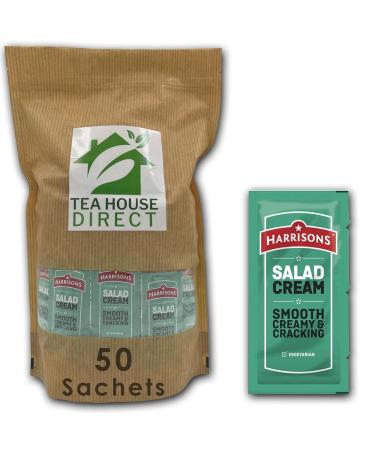 Harrisons Salad Cream Packets | Perfectly Portioned for Your Fresh Greens | 50 Sachets