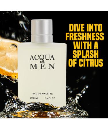 EBC PERFUME Acqua Spray Cologne - Eau De Toilette for Men - 3.4 fl.oz - Buy Online on GoSupps.com