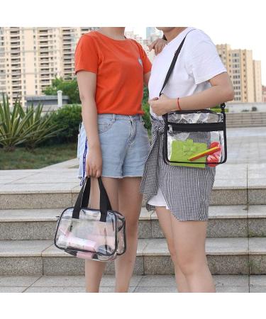 Eland Clear Tote Bag Stadium Approved - Mini Clear Purse for Gym, Work, Travel or Concert - Buy Online on GoSupps.com