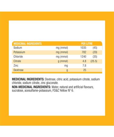 Pedialyte Electrolyte Drink Oral Rehydration Solution Fruit 1-L Bottle Drink Flavored Orange Fruit 1 l (Pack of 1) - Buy Online on GoSupps.com