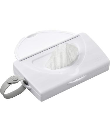 Ubbi Portable Baby Wipes Dispenser - Must-Have Travel Accessory for Newborns - Reusable, White - Buy Online on GoSupps.com