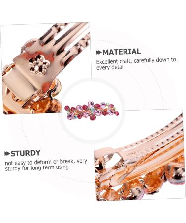 Beaupretty Metal Flower Hair Clip rhinestone clip Flower clip flower barrettes for women barrettes for women thin spring clip barrettes for women Miss Metal Spring Hair Clips - Buy Online on GoSupps.com