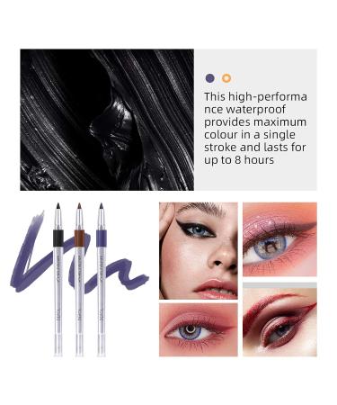Mimore Professional Soft Waterproof Automatic Eyeliner - Saddle Brown | Long-Lasting Makeup for All-Day Wear - Buy Online on GoSupps.com