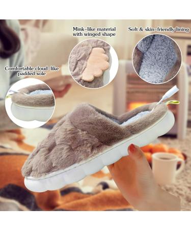 YanMucy USB Heater Slippers - Unisex Plush Foot Warmers for Men & Women | Electrically Heated Cozy Slippers | 290cm Coffee - Buy Online on GoSupps.com