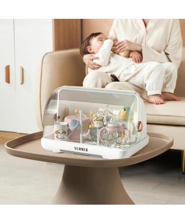 Calakono White Storage Box for Baby Bottles - Efficient Organization for Milk Bottles | International Shipping - Buy Online on GoSupps.com