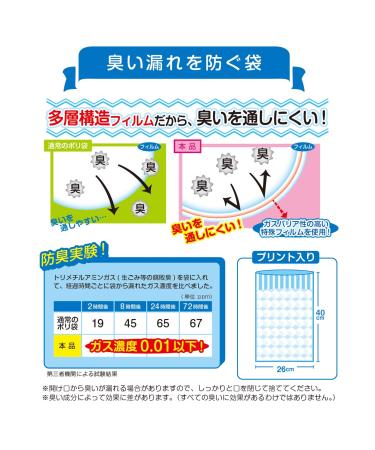 Nihon Giken BB-L1 Deodorizing Bags - Large Clear Pack of 10 for Home & Travel | International Shipping Available - Buy Online on GoSupps.com