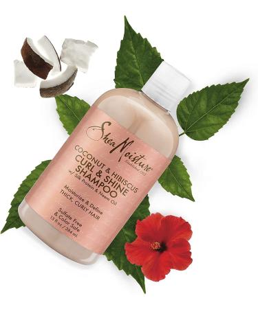 Buy SheaMoisture Coconut & Hibiscus Curl & Shine Shampoo - Sulfate Free Nourishing Formula for Curly Hair 4 Pack (13 Fl Oz) - International Shipping Available - Buy Online on GoSupps.com