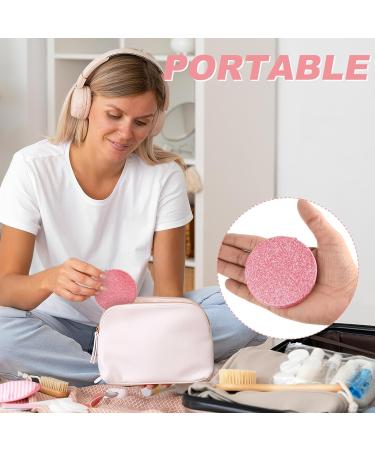 Dimeho Travel Makeup Mirror - Portable Mini Pocket Mirror, Double-Sided 2X/1X Magnifying Compact Cosmetic Mirror, Folding Handheld Mirror for Purses Travel (Pink) - Buy Online on GoSupps.com