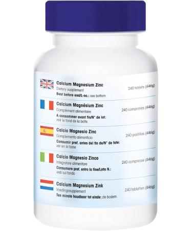 Fair & Pure Calcium Magnesium Zinc - Vegan Mineral Complex - 240 Tablets Bulk Pack | Essential Supplements for Health - Buy Online on GoSupps.com