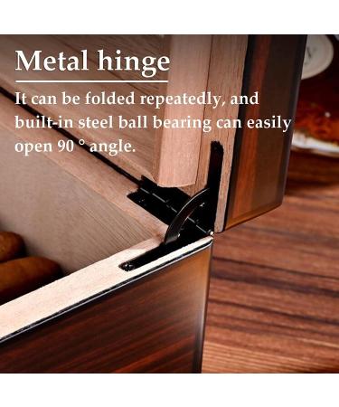 Cigar Boxs Humidors Cigar Humidor Fine Clear Glass Top with Hygrometer Cigar Desktop Box Cecigar Box Men's Cigars Case - Buy Online on GoSupps.com