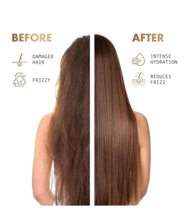 Keratin Hair Conditioner | Deep Conditioning Treatment for Silky Shiny Hydrated Hair | Anti-Frizz & Ideal for Color Treated Hair - Buy Online on GoSupps.com