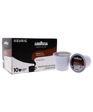 Perfetto Espresso Roast Ground Coffee Pods by Lavazza for - 10 x 0.34 oz Coffee