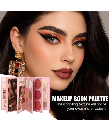  Fyrdyn Eye Makeup Palette | 5 Layer Bookstyle Eye Cosmetics Kit | Makeup Kit For Girls Beginners Enthusiastic Daily Routine - Buy Online on GoSupps.com