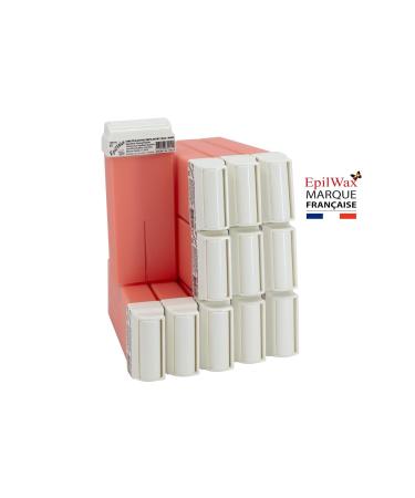 Epilwax Royal Depilation Set | Professional Wax Warmer & 12 Roll-On Wax - Complete Hair Removal Kit with Strips & Aftercare Oil - Rose Series - Buy Online on GoSupps.com