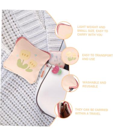 Sewoart Women Bands Storage Pocket - Portable Ladies Tie Bag for Menstruation Pads & Small Items | Travel Size 11.5x11.5x2cm - Buy Online on GoSupps.com