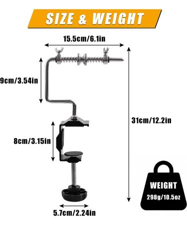 AGOOL Portable Fishing Line Winder Spooler - Adjustable Spinning Reel Spooling Station for Home, Boats - Multifunctional Stable Spooler Machine - Buy Online on GoSupps.com