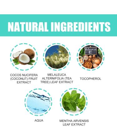 Shop 100ml Antibacterial Mouthpiece Oil Mouthwash with Coconut & Peppermint - Fresh Breath Non-Alcoholic Care Against Bad Breath - Buy Online on GoSupps.com