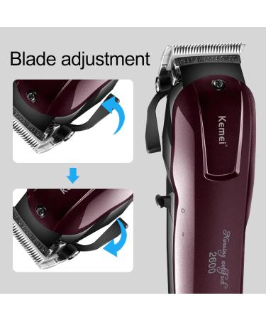 Professional Hair Clippers for Men - Rechargeable Cordless Barber Set KM-2600 for Family Use - Buy Online on GoSupps.com