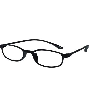 Opulize Fly Pocket Size Reading Glasses - 2-Pack Matt Black & Brown | Super Lightweight +2.50 Diopters for Men & Women - Buy Online on GoSupps.com