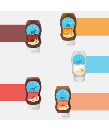 Keto Skinny Sweet Curry Sauce 300ml - Low Carb Vegan Diet Sauce - Sugar Free & No Artificial Flavors - 1 Pack - Buy Online on GoSupps.com