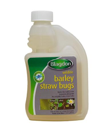 Blagdon Natural Barley Straw Bugs 250 ml Pond Water Treatment Clears Green Water Suspended Algae and Blanketweed Consumes Phosphate Eats Organic Matter Pet and Wildlife Safe - Buy Online on GoSupps.com
