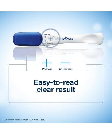 Clearblue Rapid Detection Pregnancy Test - 2 Count | Fast Results | Easy to Use - Buy Online on GoSupps.com