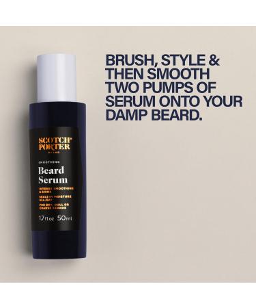 Scotch Porter Smoothing Beard Oil Nourishing Beard Oil Seals in Moisture & Smooths Flyaways for a Frizz-Free Fuller/Healthier-Looking Beard with All-Day Shine Original Scent 50 mL Bottle 1 Pack | Original - Buy Online on GoSupps.com