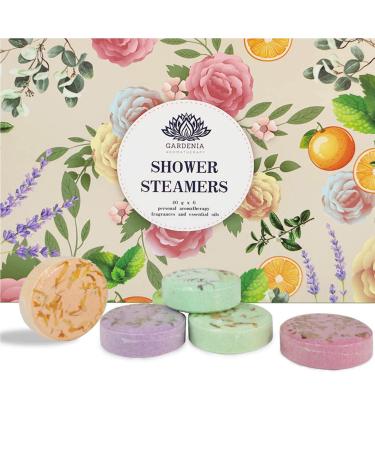 Gardenia Aromatherapy Shower Steamers  Shower Bombs Gift for Women and Men  Pure Essential Oil to Relax  Moisturize for Spa Day self Care for Moms  Pampering Gifts for Her