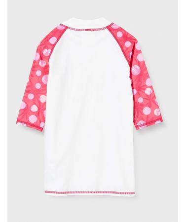 Buy ARENA Girls Sun Protection Rash Shirt UV Shirt 140 White-Freak Rose | Ultimate UV Protection for Kids - Buy Online on GoSupps.com