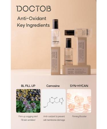 DOCTOB Pepta-Biome Antioxidant Vegan Serum- Deep Hydration Anti-Aging Reduces Redness & Acne Smoother Youthful Skin 50ml / 1.69 fl.oz - Buy Online on GoSupps.com
