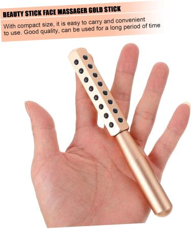 Healeved 1pc Make up Case Face Massage Stick Eye Massagers Practical Beauty Stick Beauty Massage Stick Mini Eye Protruding Ear Corrector Eye Tool Miss Beauty Instrument Manual 16.5X2cm Golden - Buy Online on GoSupps.com