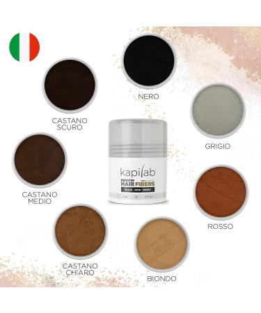 Kapilab Streuhaar Haarfasern Dunkel Braun Haarpuder zur Haarverdichtung - Keratin Ansatzpuder f r D nner Werdendes Haar Frauen und M nner Haarausfall 100% Nat rlich 5 gramm - Buy Online on GoSupps.com