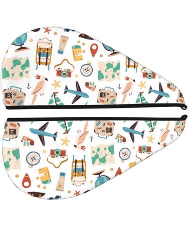 Hair Towel Wrap - Quick Drying Hair Turban with Button for Travel | Premium Hair Drying Towel - Buy Online on GoSupps.com