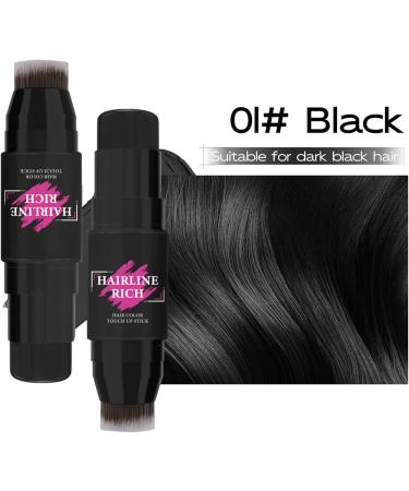  Ruwshuuk Hair Root Powder for Women Natural Water Resistant Contour Pen Eyebrow Colouring Cream and Scalp Daily Use Travel Men Women Thin Areas - Buy Online on GoSupps.com