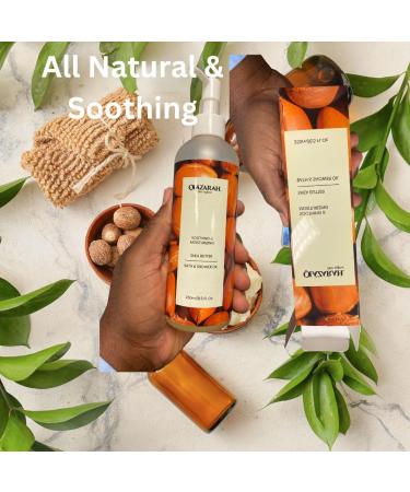 Skin Aglow Nourishing Shea Butter Bath Oil Wash - Soothe Moisturize & Rejuvenate Radiant Skin | 8 Fl. oz - International Shipping Available - Buy Online on GoSupps.com