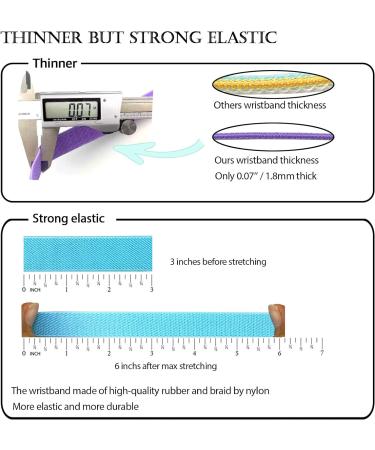 Kids AirTag Bracelet 2 Pack - Purple & Black | Adjustable Anti-Lost Wristband for Apple AirTag | Toddler Air Tag Holder - Buy Online on GoSupps.com