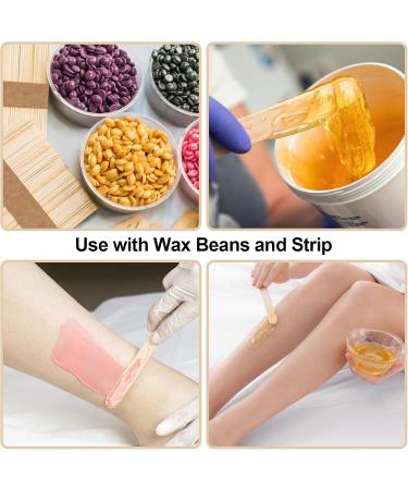 Naikudage Wooden Spatulas - 300 Pieces for Hair Removal Ice Cream Production & Crafts | 3 Styles & Multiple Sizes - Buy Online on GoSupps.com