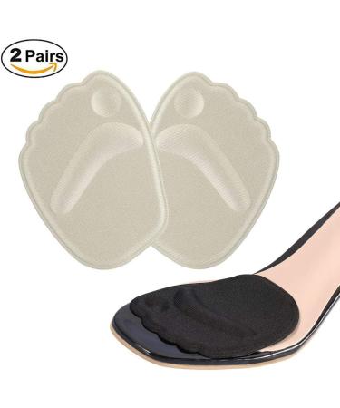 Ball of Foot Cushion Gel Metatarsal Pads | Non-Slip High Heels Insoles for Women - 2 Pairs - Buy Online on GoSupps.com