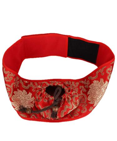 Moxibustion box cloth cover adjustable smoke insulation waistband anti-scalding moxibustion accessories for household