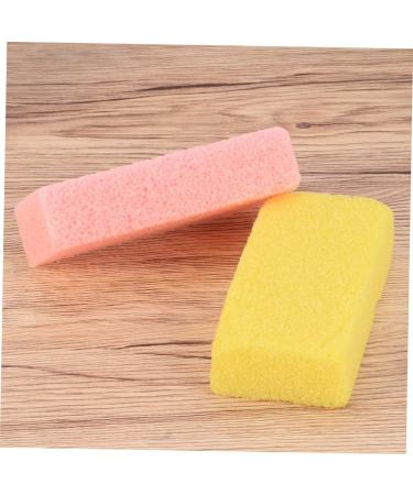 Healvian 2pi ces Outils De P dicure Pierre Pour Exfoliation Des ponge Et Bloc De Frotteur Pour liminer La Peau Morte Callosit s Couleurs Al atoires - Buy Online on GoSupps.com