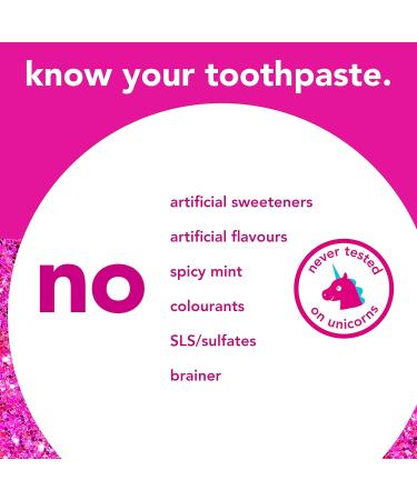 hello Unicorn Sparkle Toothpaste for Kids - Bubblegum - Pack of 2 - 4.2 Oz. - Buy Online on GoSupps.com