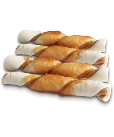 BetterBones Soft Chew Snack for Dogs - Rawhide-Free Chicken Rosemary & Thyme Rolls 12.5cm Pack of 4 - International Shipping Available - Buy Online on GoSupps.com