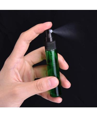 Amorar Brown Mini Glass Spray Bottles - 10ml Travel Perfume Atomizers with Black Caps - Empty Cosmetic Bottles for International Shipping - Buy Online on GoSupps.com