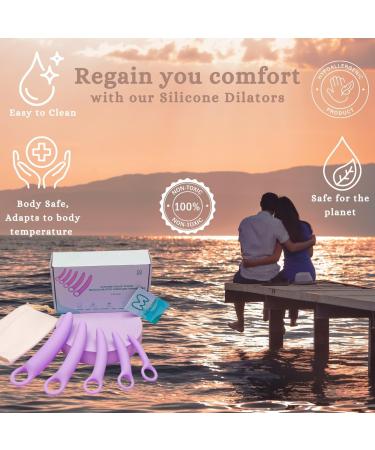 Pelvic Floor Trainer Set by Mascoto - 5-Piece Soft Silicone Muscle Dilators for All Levels | Travel Pouch Included - Buy Online on GoSupps.com